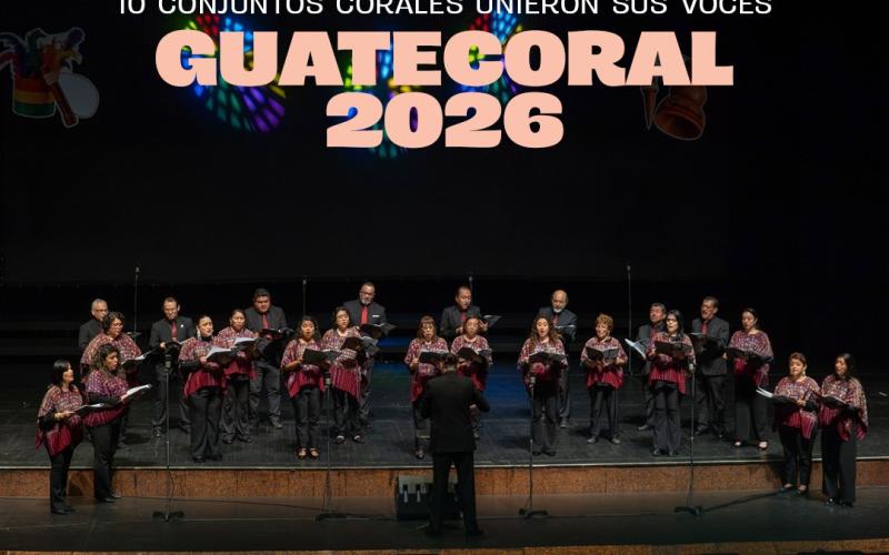 GuateCoral 2026 cierra con las voces de 10 conjuntos corales
