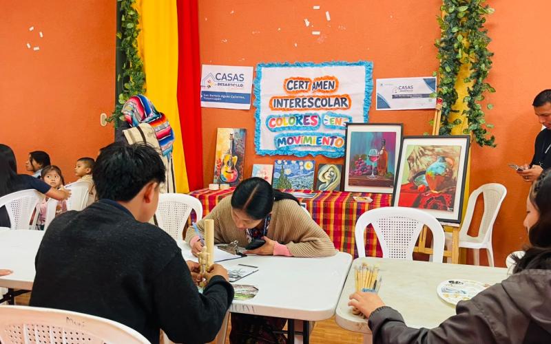 San Bartolo Aguas Calientes promueve el arte escolar con el certamen «Colores en movimiento»