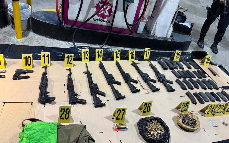 PNC incauta arsenal y drogas durante operativo en Villa Canales