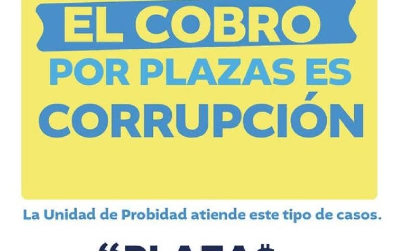 El proceso de contratación es gratuito y transparente