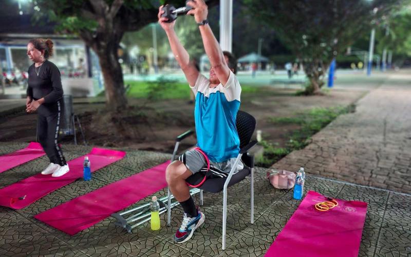 Campo Marte cuenta con nueva Academia de Acondicionamiento Físico Inclusivo