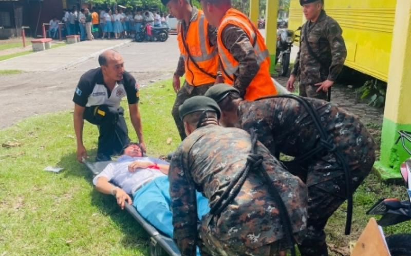 Simulacro por sismo