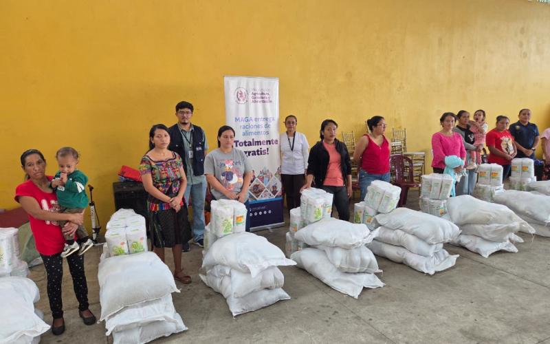 Asistencia alimentaria llega a más de 13 mil familias