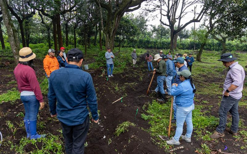 Extensionistas de Sacatepéquez aprenden el programa Suelos y Agua para el Futuro