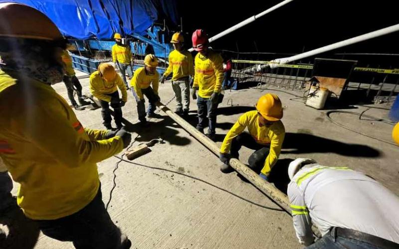 Puente Corozal avanza y genera empleo para las comunidades