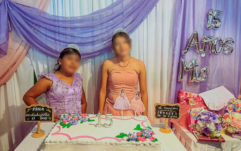 Quince años, flores y nuevos recuerdos para guardar