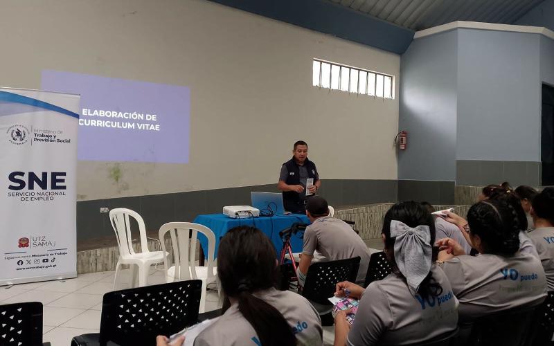 Mintrab promueve la inclusión laboral en Alta Verapaz