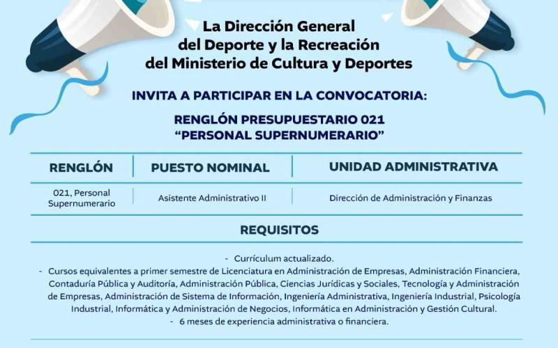 ¡Sé parte de nuestro equipo! Conoce las plazas disponibles