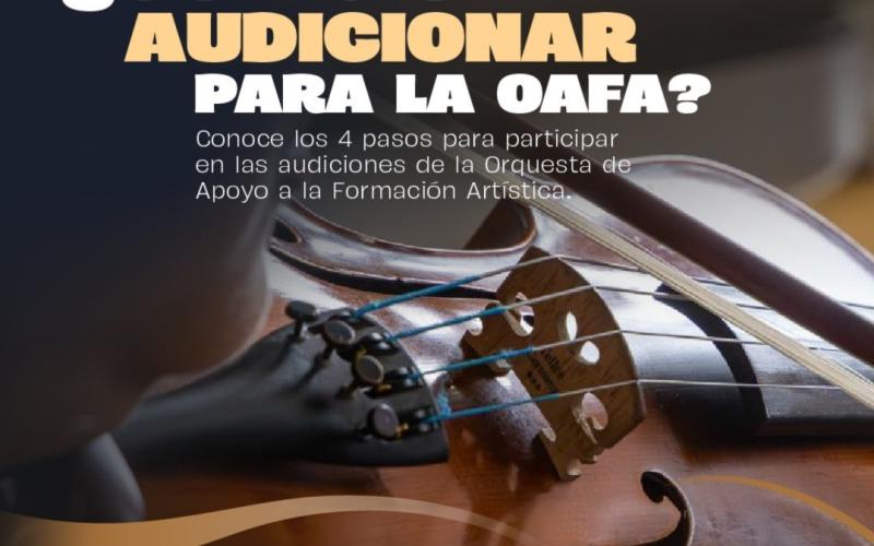 ¡Esta noche cierra el registro para las audiciones de la Orquesta!
