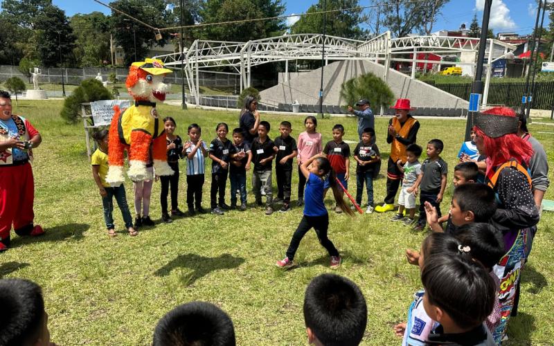 Día del Niño 2026: Parque de la Paz Cobán celebró a estudiantes del área rural