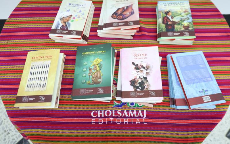 Cuatro nuevas obras se suman a la Colección Aq’ab’al y llegan a la Biblioteca Nacional