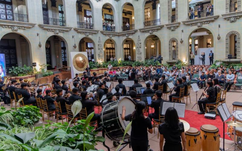 ONAF presentó el Festival de Vientos en el Palacio Nacional de la Cultura