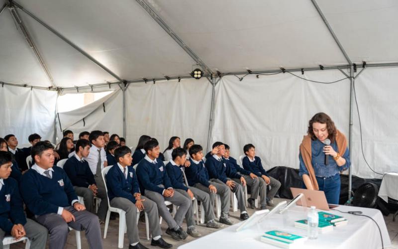 Feria del Libro al Viento 2026: El legado de Miguel Ángel Asturias cobró vida en Huehuetenango