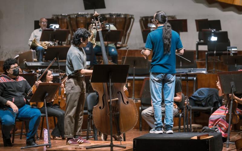Nuevos talentos se preparan para su presentación junto a la Orquesta Sinfónica Nacional de Guatemala