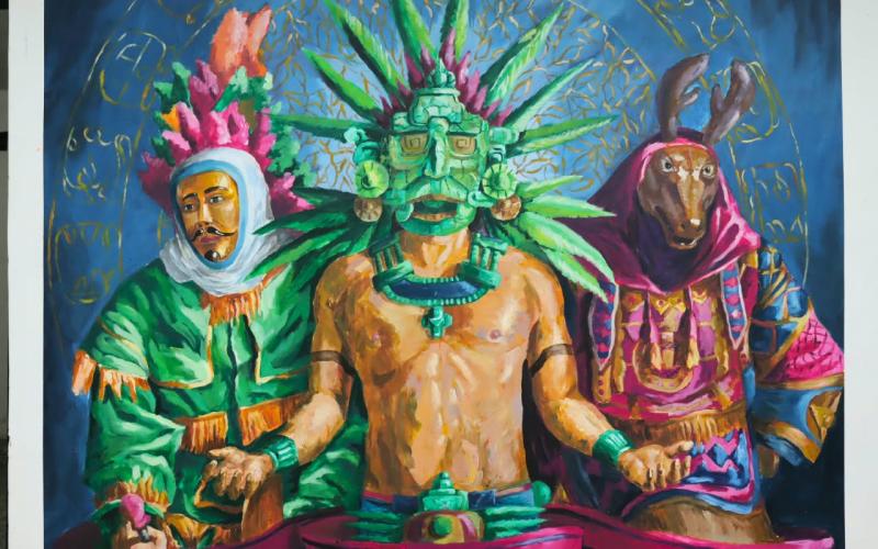 Santa Cruz del Quiché promueve la cultura maya K’iche’ con murales