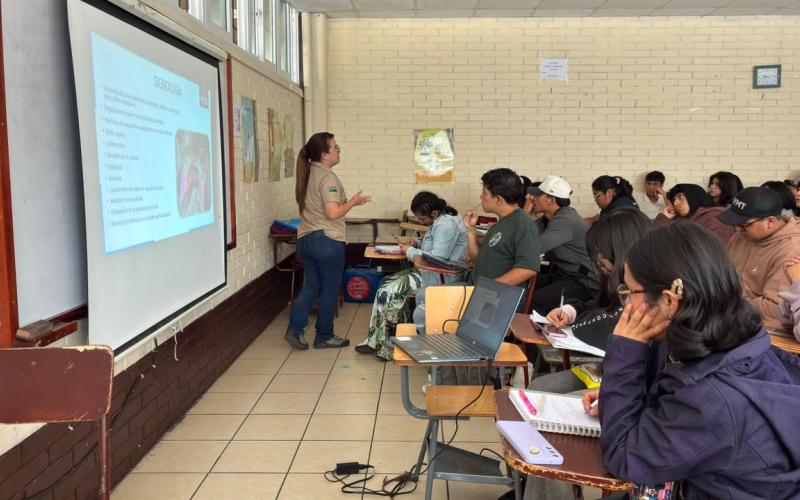Estudiantes de veterinaria aprenden a detectar de forma temprana el Gusano Barrenador