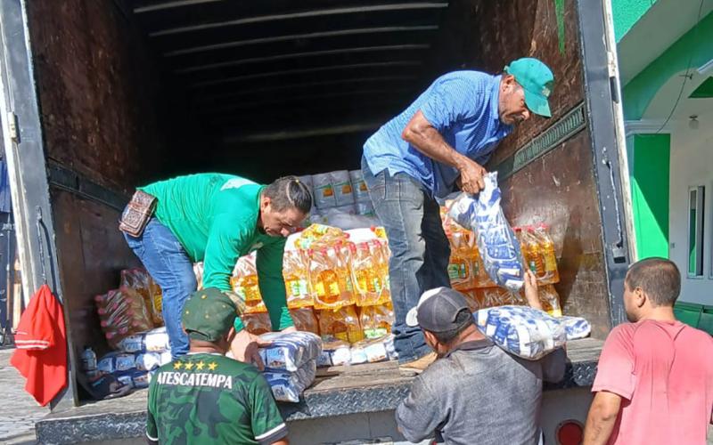 Programan entrega de más de 11 mil raciones de alimentos en tres departamentos