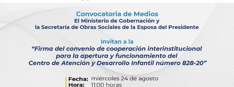 convocatoria de medios   