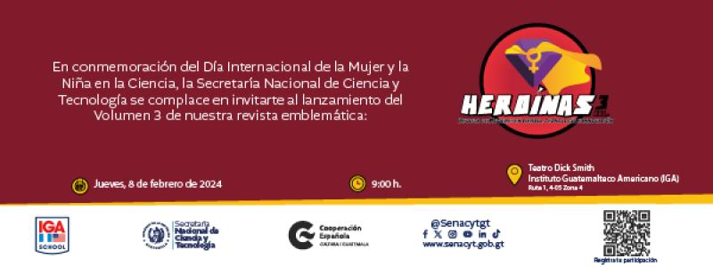 Lanzamiento Heroínas de la CTi Vol. 3 