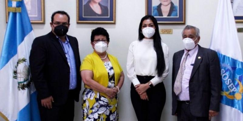 La legisladora visitó las instalaciones de SOSEP, para solicitar apoyo a personas en condición de pobreza de municipios de San Marcos.