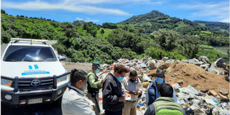 Patrullas Ambientales verifican vertedero ilegal para su eliminación