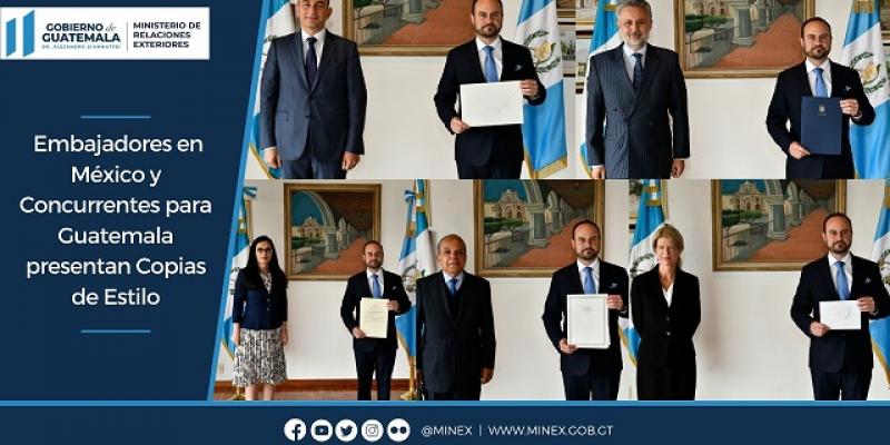 Presentan Copias de Estilo a Canciller Pedro Brolo