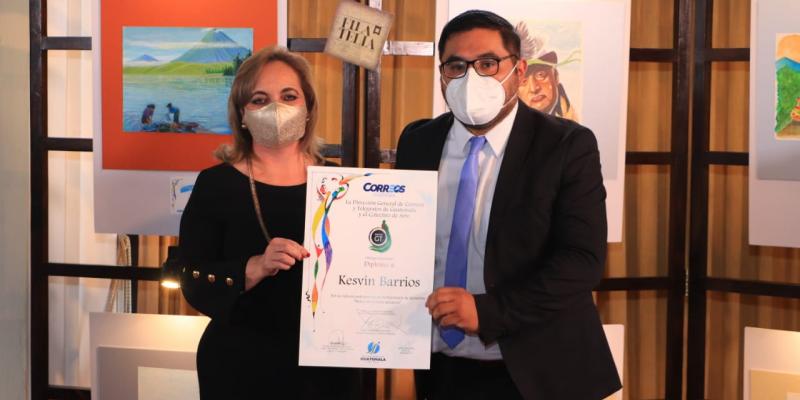 Correo inaugura exposición “Raíces de colores, acuarela”