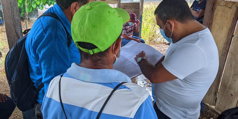 FONTIERRAS asesora a comunitarios que se ubican en Zona de Amortiguamiento