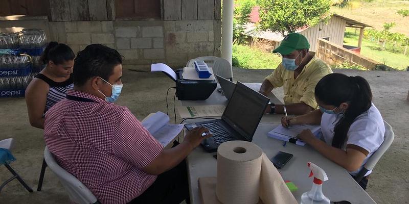 FONTIERRAS instaló kiosco en Aldea Peñitas