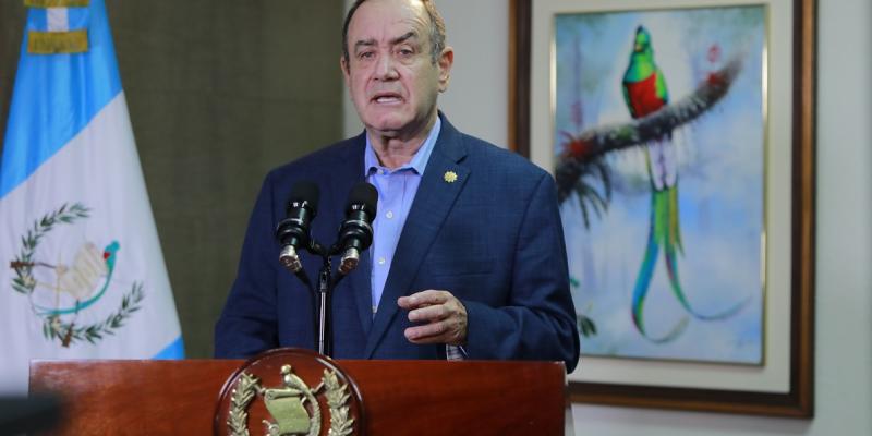Presidente Alejandro Giammattei