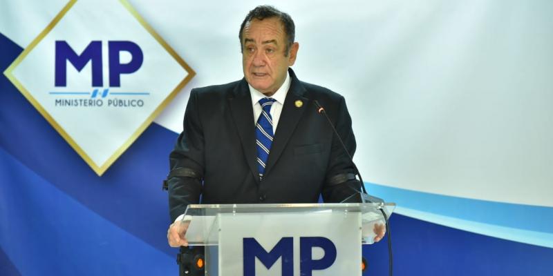 Presidente Alejandro Giammattei pronunció discurso