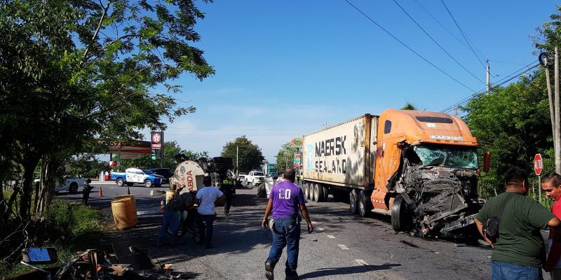 MARN atiende derrame de combustible en Izabal