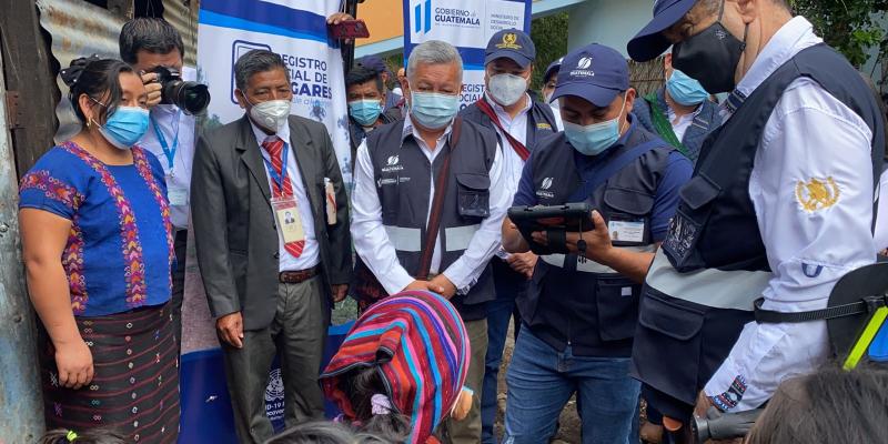 Ministro de Desarrollo inaugura levantamiento de información del Registro Social de Hogares