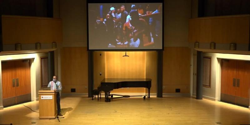 Evento musical en Universidad de Maryland