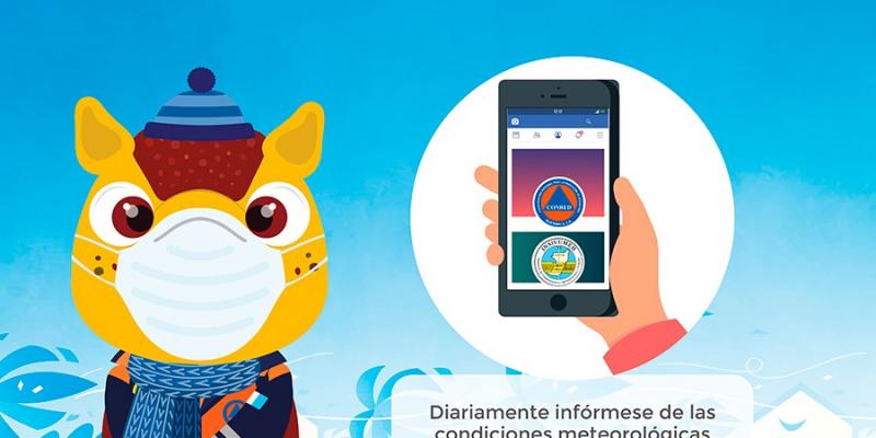 SE-CONRED recomienda informarse cada día de las condiciones meteorológicas. 