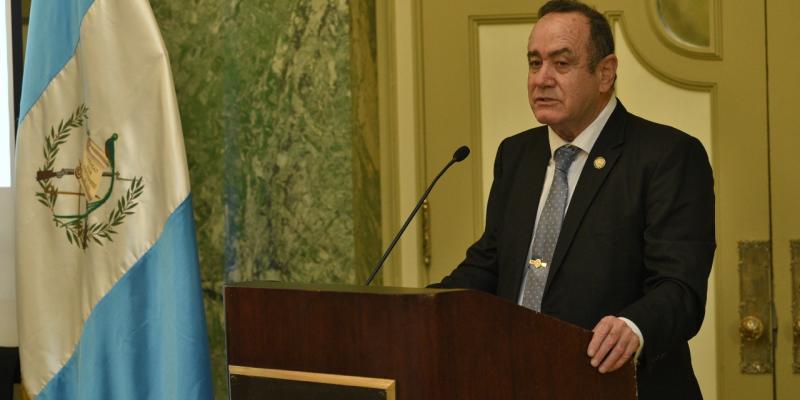 Presidente Alejandro Giammattei 