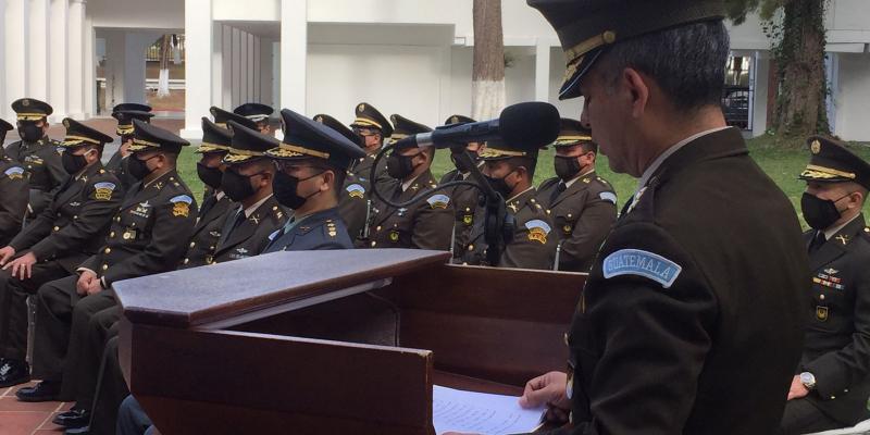 Inauguración de cursos de profesionalización militar