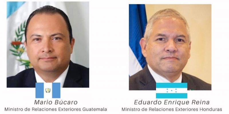 Cancilleres de Guatemala y Honduras conversan sobre relaciones comerciales y de cooperación