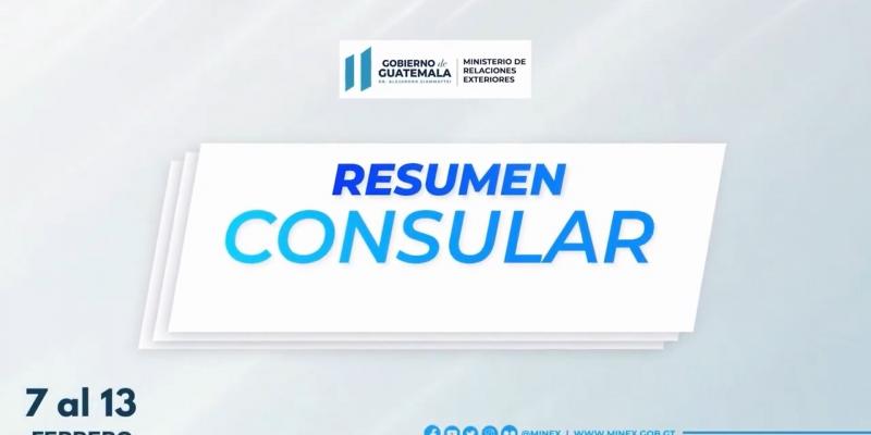 Resumen consular