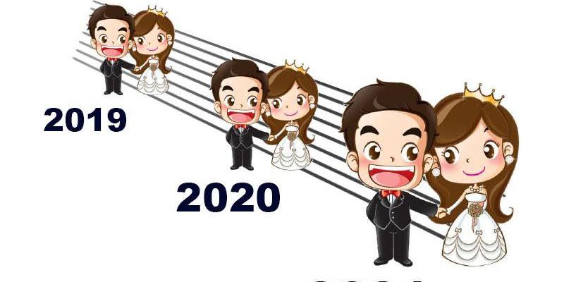 INSCRIPCIÓN DE MATRIMONIOS EN 2021 SUPERA A LOS DOS AÑOS ANTERIORES 