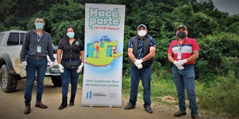 Eliminan basureros ilegales en Sayaxché, Petén