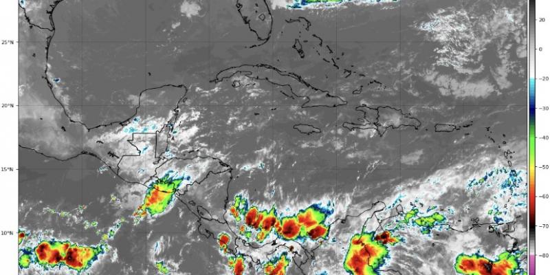 Imagen satelital. Fuente: Tropical Tidbits. 