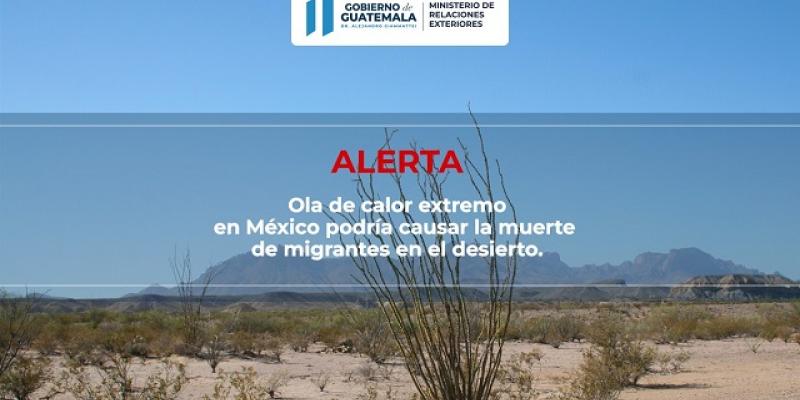 Ola de calor en México pone en alto riesgo salud y vida de migrantes en tránsito irregular