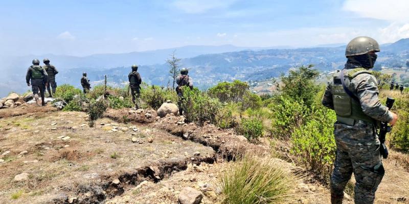 Operaciones de seguridad en diferentes comunidades de los municipios de Ixchiguán y Tajumulco
