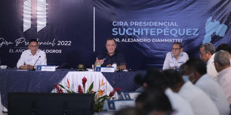 Presidente Alejandro Giammattei en Gira Presidencial 2022