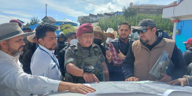 Autoridades realizan reconocimiento en el límite territorial entre Ixchiguán y Tajumulco