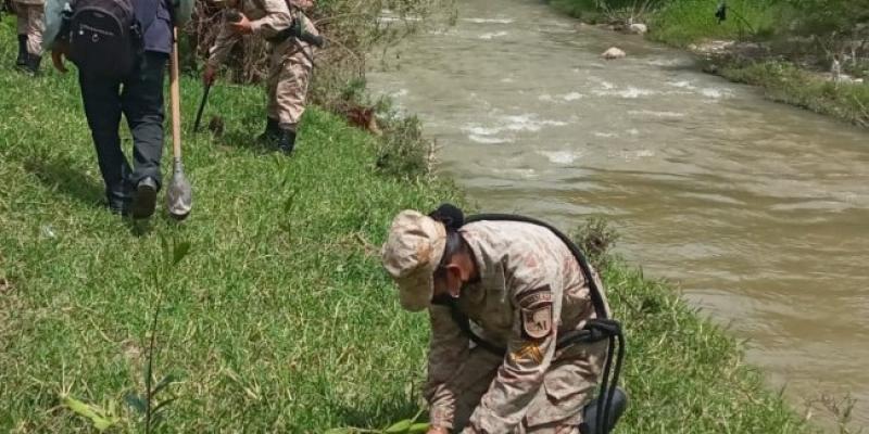 Reforestan cuenca del río San Jerónimo en Baja Verapaz