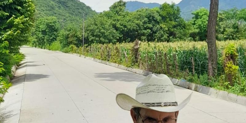 Usuario de mejoramiento de carretera en Asunción Mita, Jutiapa