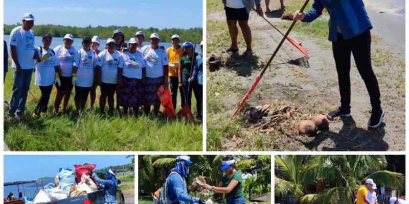Saneamiento de playas conserva la vida marina en Retalhuleu  