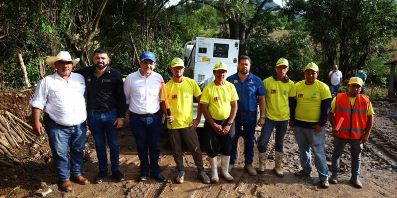 gira de trabajos por parte del CIV en Chiquimula. 